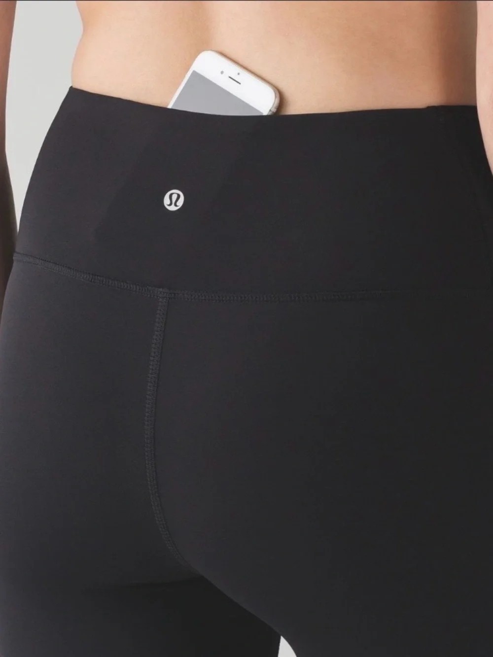 lululemon Body Con Tight Black 4 High Rise Luxtreme Sheer Mesh Panel W5AI8S